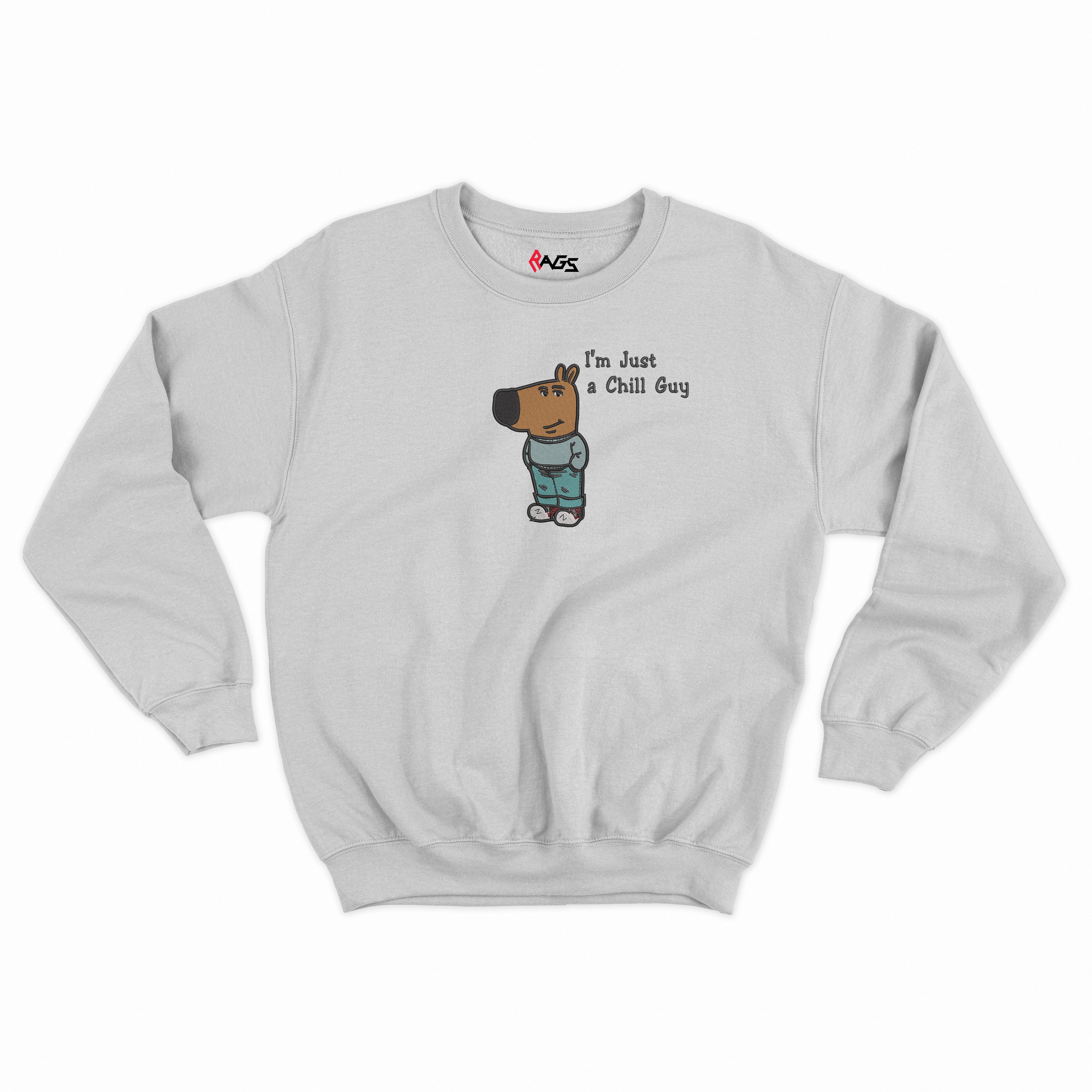 Chill Guy embroidered Sweater